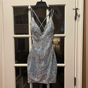 Windsor Homecoming dress light blue size small dress new with tags never worn